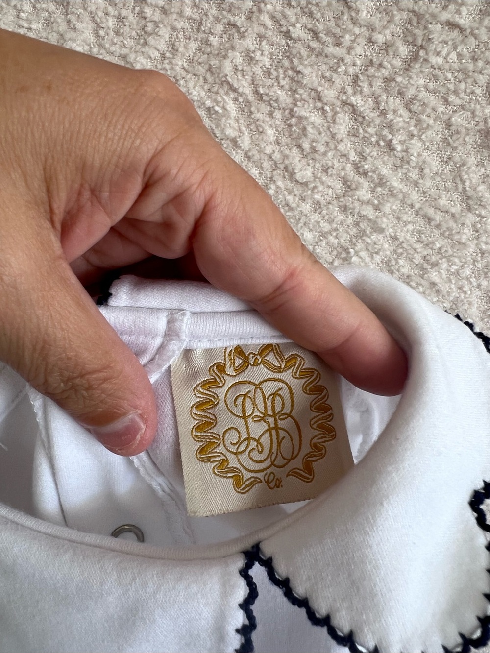 The Beaufort Bonnet Company Kids Infant Emma Elbow Patch Bodysuit Size 12-18 Mon - Picture 4 of 13